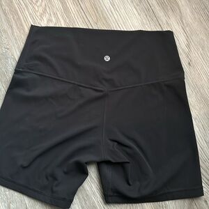lululemon Align High-Rise Short 6in size 10 black